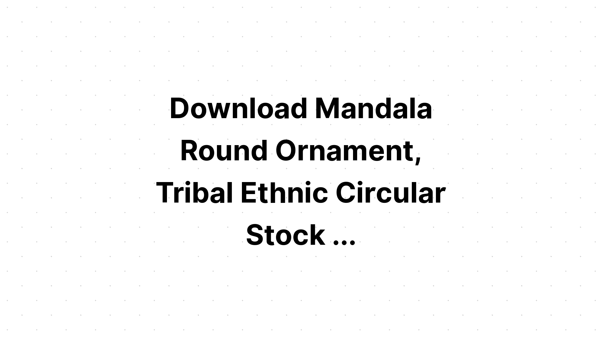 Download Mandala Frame Ornament Svg SVG File